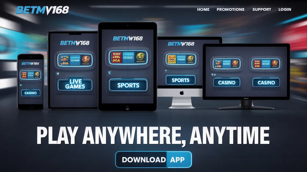 แอปพลิเคชันมือถือและการเข้าถึงข้ามแพลตฟอร์มของ BetMW168 บนอุปกรณ์ต่างๆ